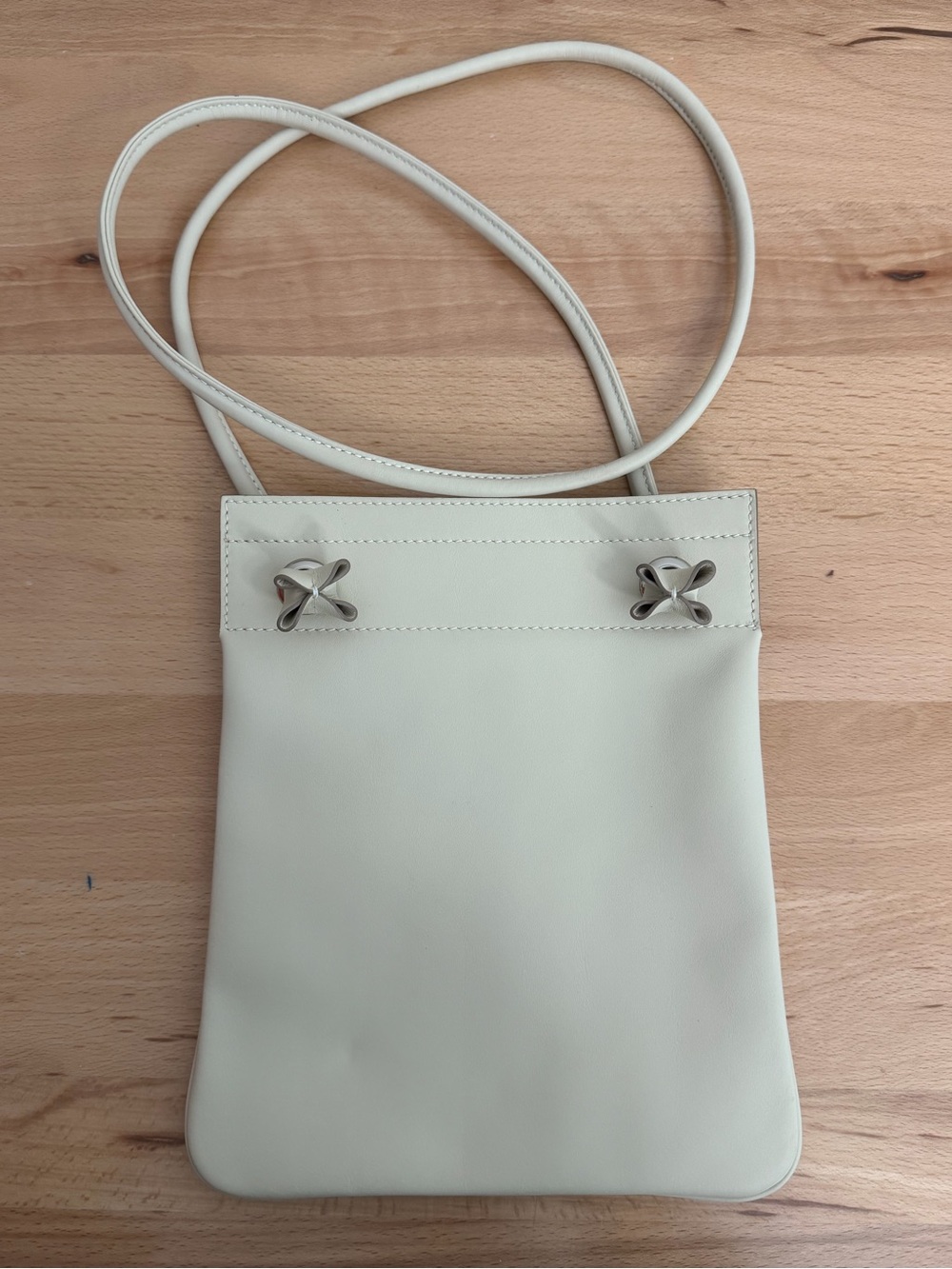 Leather swift Mini Aline Craie crossbody